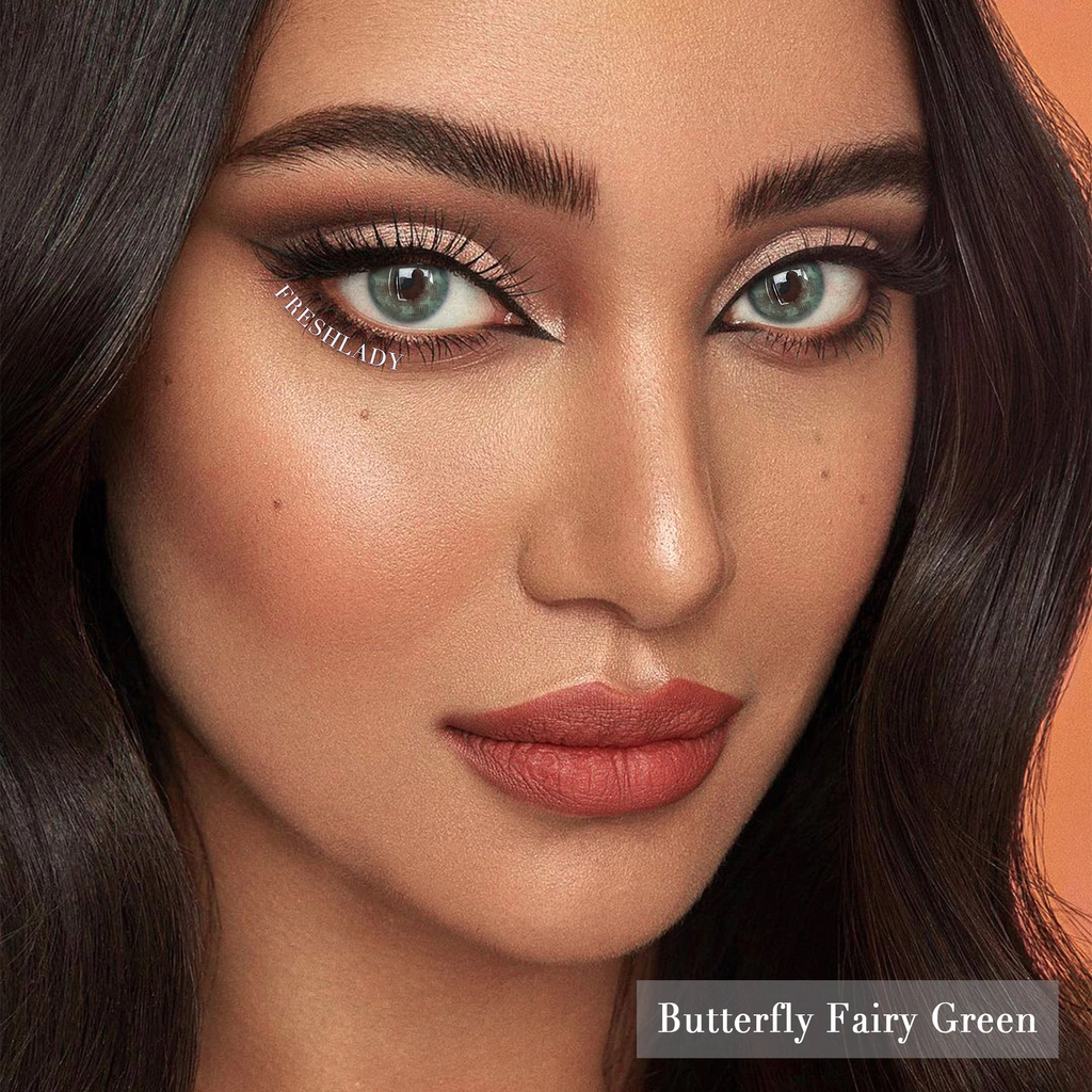 Butterfly green fresh lady