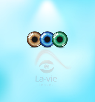 عدسات ملونة